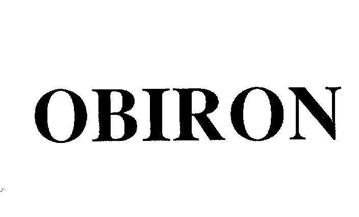 Mẫu nhãn hiệu OBIRON