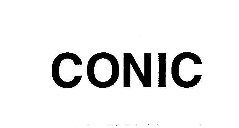 Mẫu nhãn hiệu CONIC