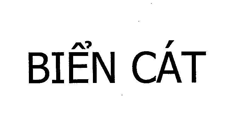 Mẫu nhãn hiệu BIEN CAT