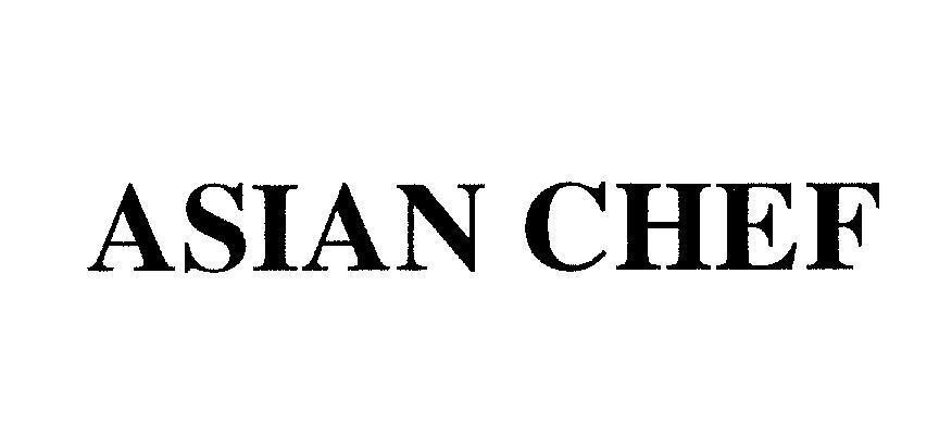 Mẫu nhãn hiệu ASIAN CHEF