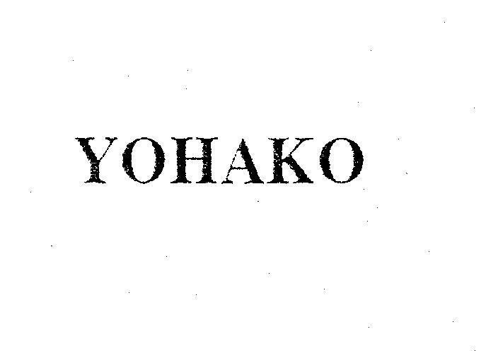Mẫu nhãn hiệu YOHAKO