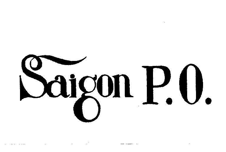 Mẫu nhãn hiệu SAIGON P.O