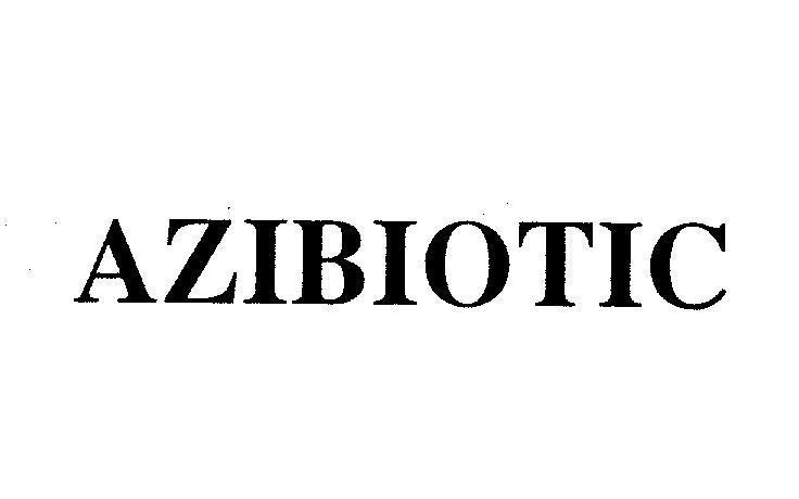 Mẫu nhãn hiệu AZIBIOTIC