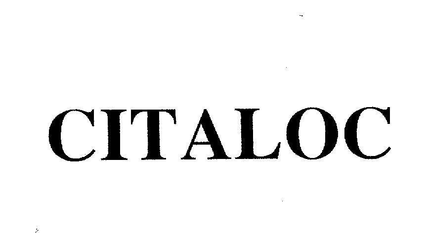 Mẫu nhãn hiệu CITALOC