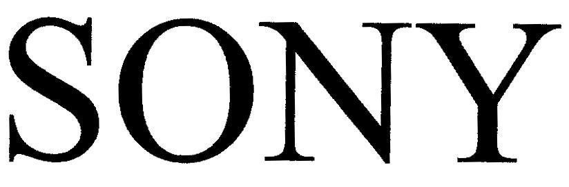 Mẫu nhãn hiệu SONY