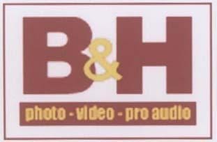 Mẫu nhãn hiệu B&H PHOTO VIDEO PRO AUDIO