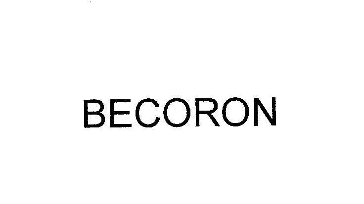 Mẫu nhãn hiệu BECORON