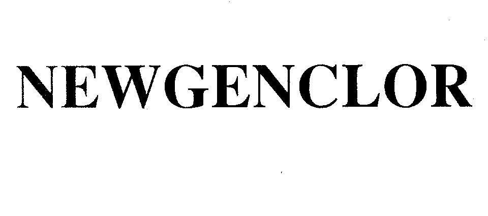Mẫu nhãn hiệu NEWGENCLOR
