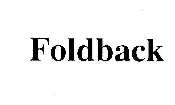 Mẫu nhãn hiệu FOLDBACK