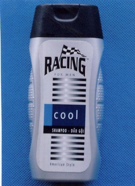 Mẫu nhãn hiệu RACING FOR MEN COOL SHAMPOO DAU GOI AMERICAN STYLE