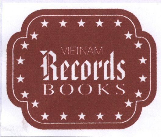 Mẫu nhãn hiệu VIETNAM RECORDS BOOKS