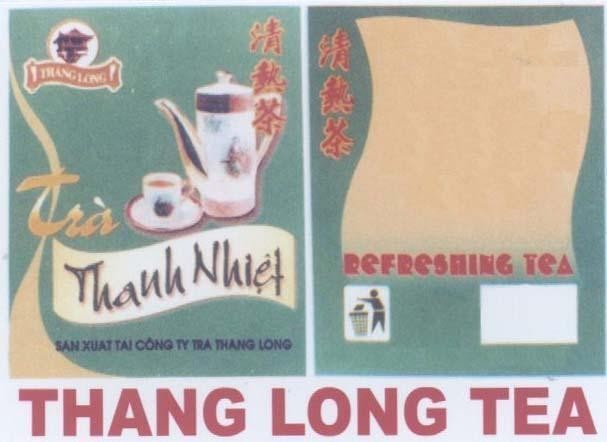 Mẫu nhãn hiệu THANG LONG TRA THANH NHIET THANG LONG TEA qìng ré chá Thanh Nhiệt Trà