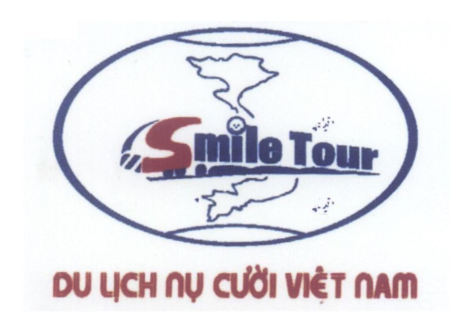 Mẫu nhãn hiệu SMILE TOUR Du Lịch Nụ Cười Việt Nam