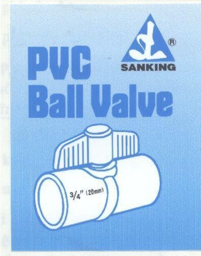 Mẫu nhãn hiệu SL SANKING PVC BALL VALVE