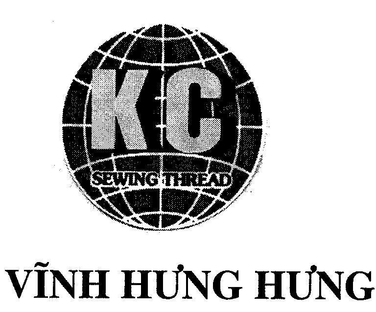 Mẫu nhãn hiệu KC SEWING THREAD VĩNH HƯNG HƯNG