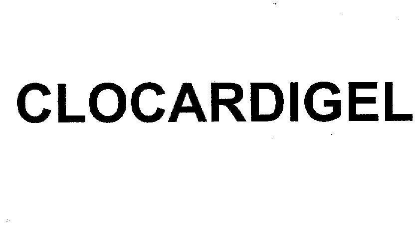 Mẫu nhãn hiệu CLOCARDIGEL