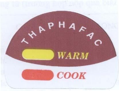 Mẫu nhãn hiệu THAPHAFAC WARM COOK