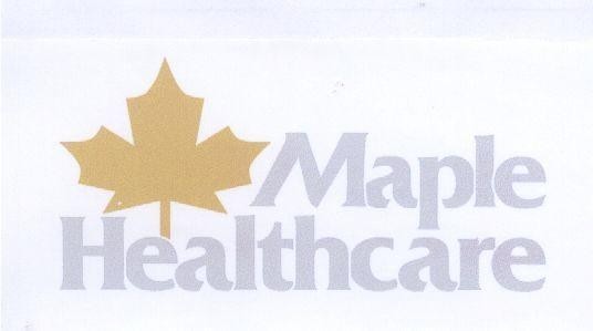 Mẫu nhãn hiệu MAPLE HEALTHCARE