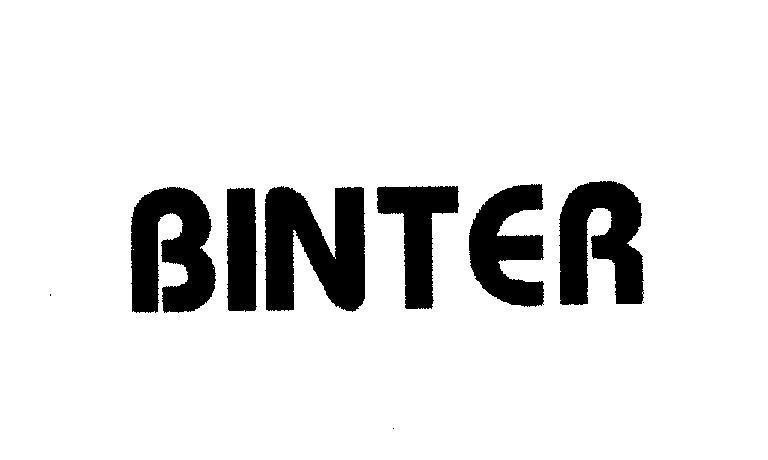 Mẫu nhãn hiệu BINTER