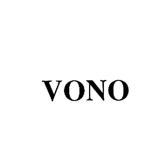 Mẫu nhãn hiệu VONO