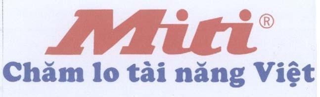Mẫu nhãn hiệu MITI CHAM LO TAI NANG VIET