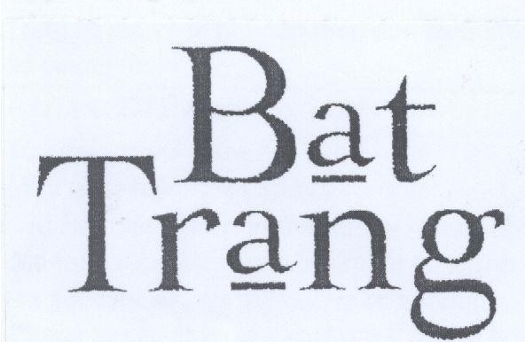Mẫu nhãn hiệu BAT TRANG