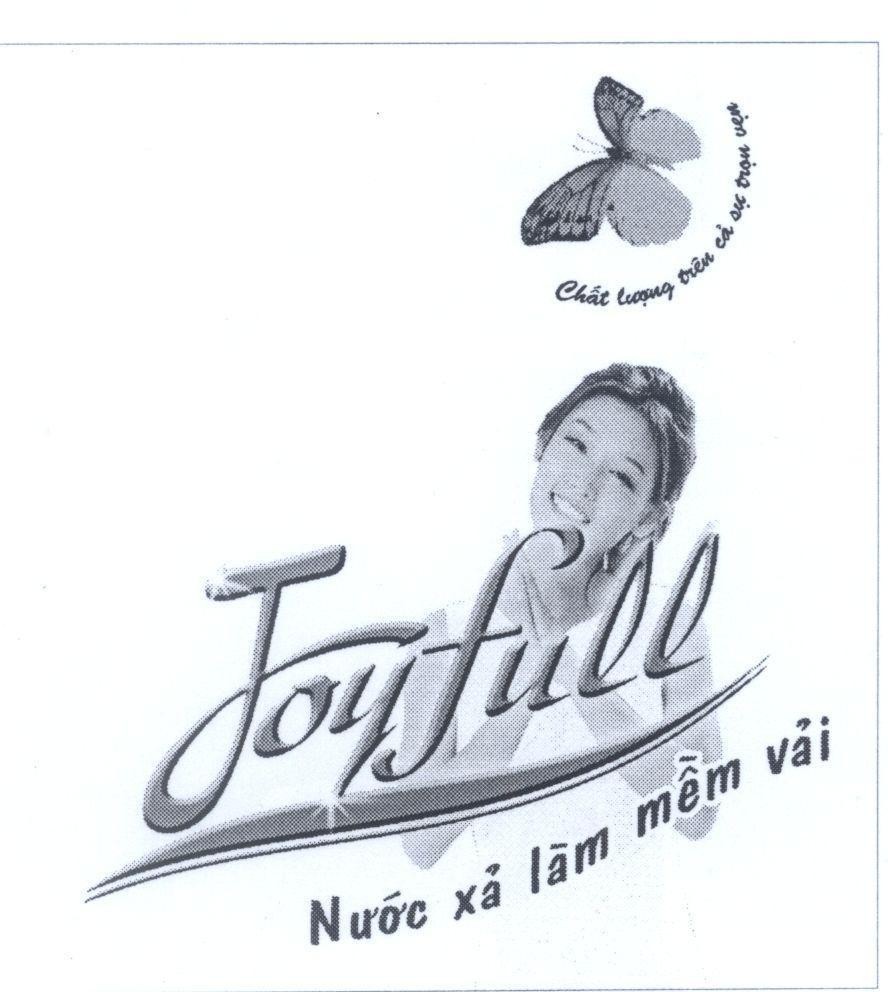 Mẫu nhãn hiệu JOYFULL Nước Xả Làm Mềm Vải