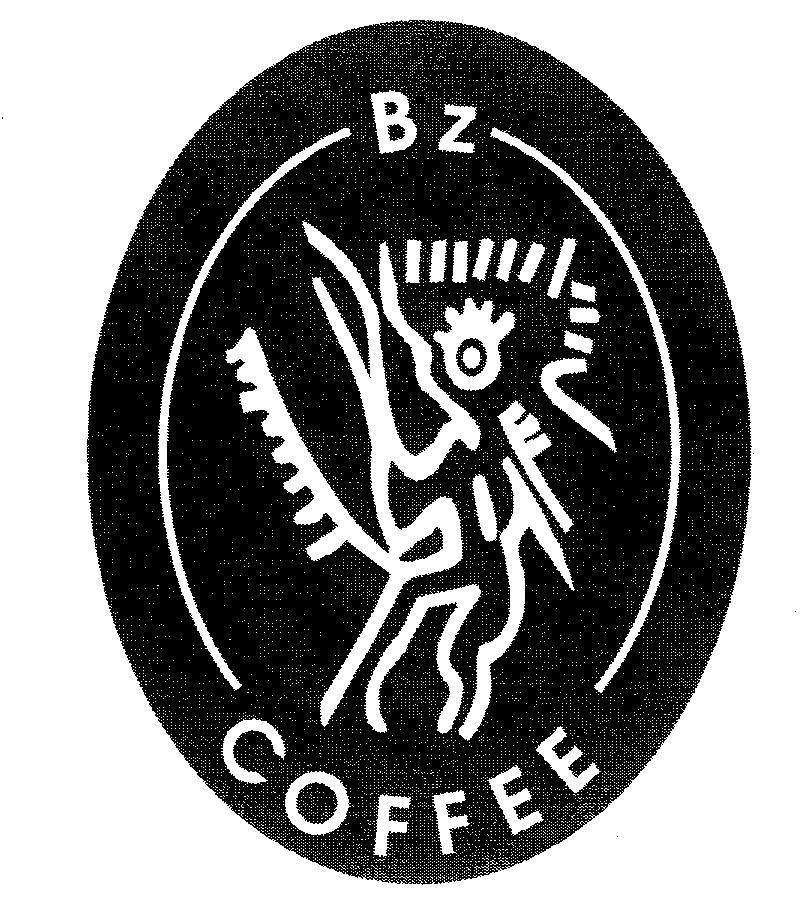 Mẫu nhãn hiệu BZ COFFEE
