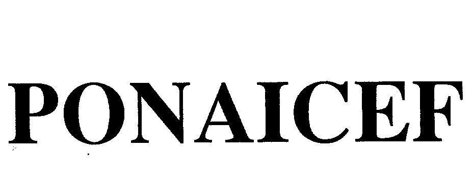 Mẫu nhãn hiệu PONAICEF