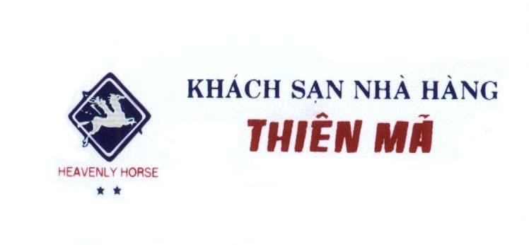 Mẫu nhãn hiệu Thiên Mã HEAVENLY HORSE Khách sạn nhà hàng