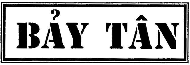 Mẫu nhãn hiệu BảY TÂN