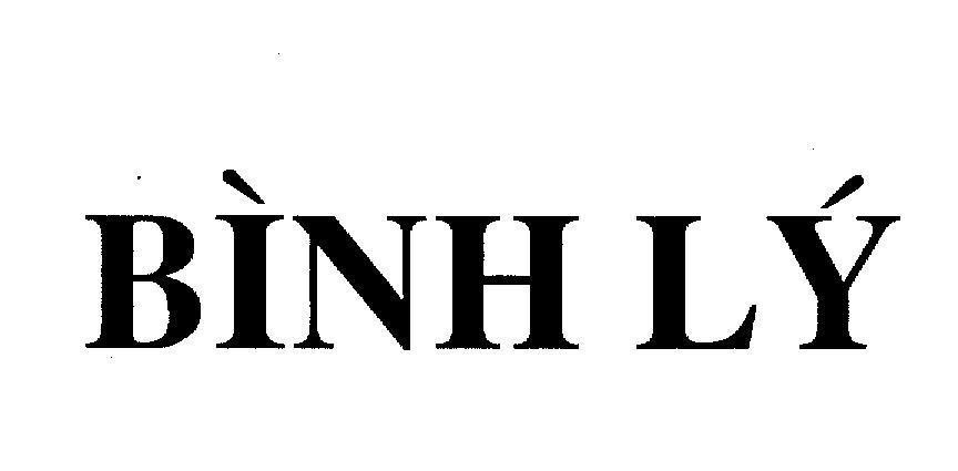Mẫu nhãn hiệu BINH LY