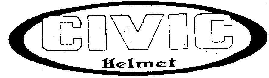 Mẫu nhãn hiệu CIVIC HELMET