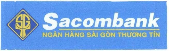 Mẫu nhãn hiệu SG SACOMBANK Ngân Hàng Sài Gòn Thương Tín