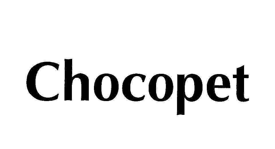 Mẫu nhãn hiệu CHOCOPET
