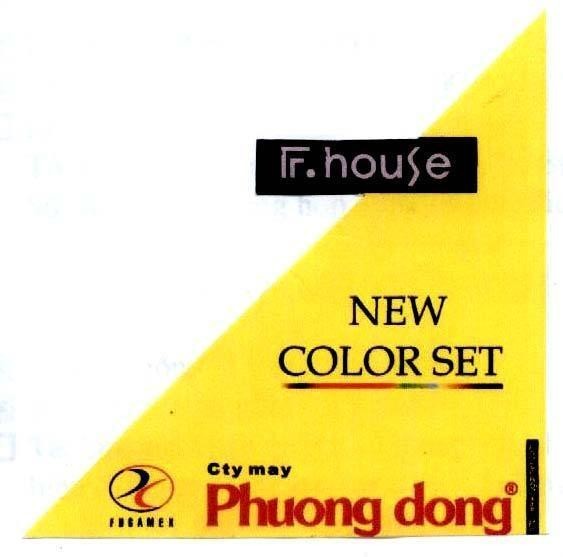 Mẫu nhãn hiệu F HOUSE NEW COLOR SET CTY MAY PHUONG DONG FUGAMEX