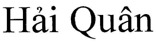 Mẫu nhãn hiệu Hải Quân