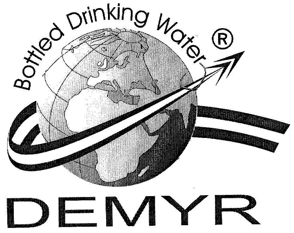 Mẫu nhãn hiệu BOTTLED DRINKING WATER DEMYR