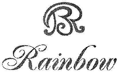 Mẫu nhãn hiệu RB RAINBOW