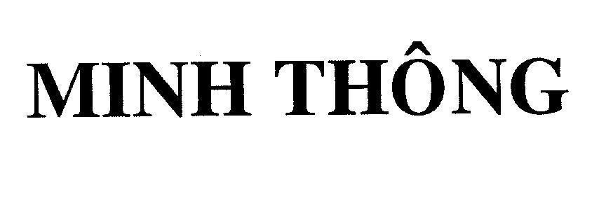 Mẫu nhãn hiệu MINH THÔNG