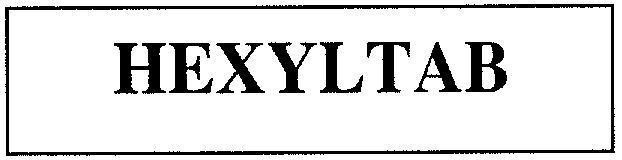 Mẫu nhãn hiệu HEXYLTAB