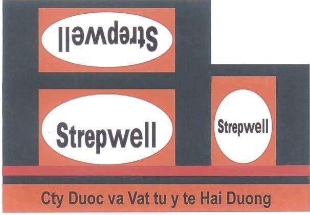 Mẫu nhãn hiệu STREPWELL CTY DUOC VA VAT TU Y TE HAI DUONG