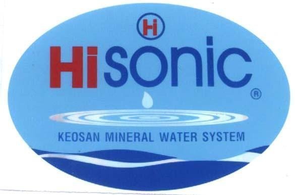 Mẫu nhãn hiệu H HISONIC KEOSAN MINERAL WATER SYSTEM