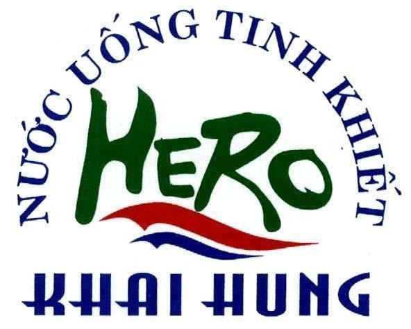 Mẫu nhãn hiệu NUOC UONG TINH KHIET HERO KHAI HUNG