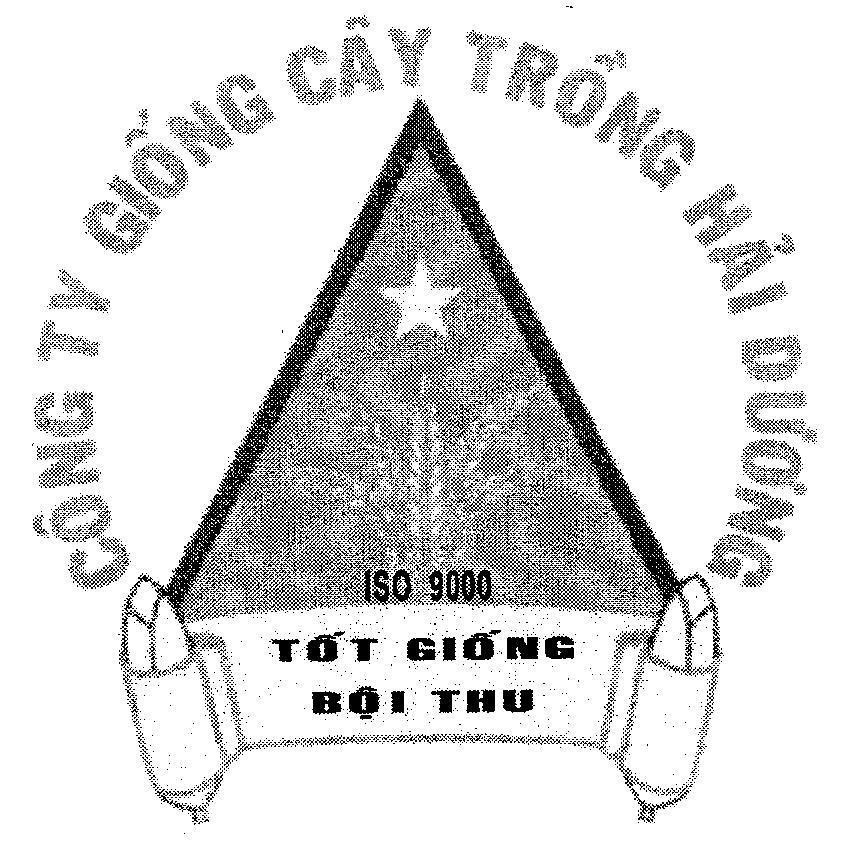 Mẫu nhãn hiệu Công ty giống cây trồng Hải Dương Tốt Giống Bội Thu ISO 9000