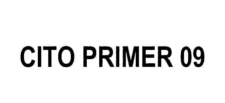 Mẫu nhãn hiệu CITO PRIMER 09