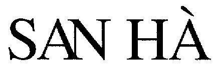 Mẫu nhãn hiệu SAN HA
