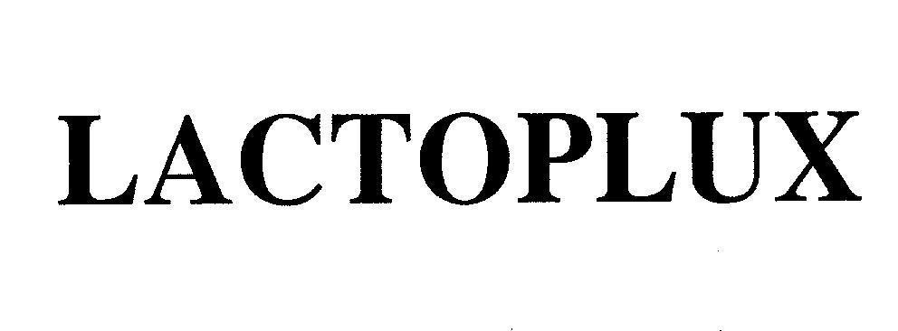 Mẫu nhãn hiệu LACTOPLUX
