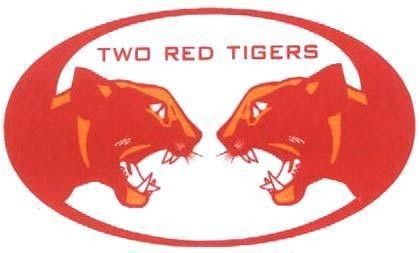 Mẫu nhãn hiệu TWO RED TIGERS