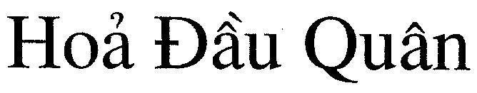 Mẫu nhãn hiệu Hoả đầu quân